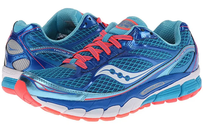Saucony Women s Ride 7 Blue Coral UK 5